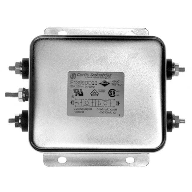 F1399DD20 Curtis Industries  Power Line Filter Modules